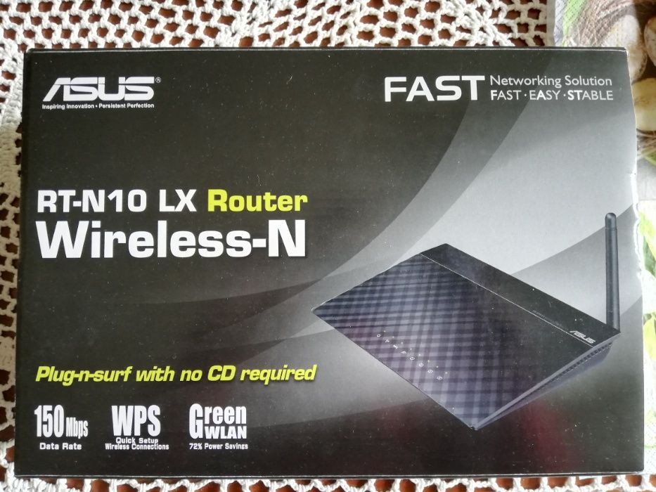 Bezprzewodowy Router ASUS RT-N10 LX 150 Mbps
