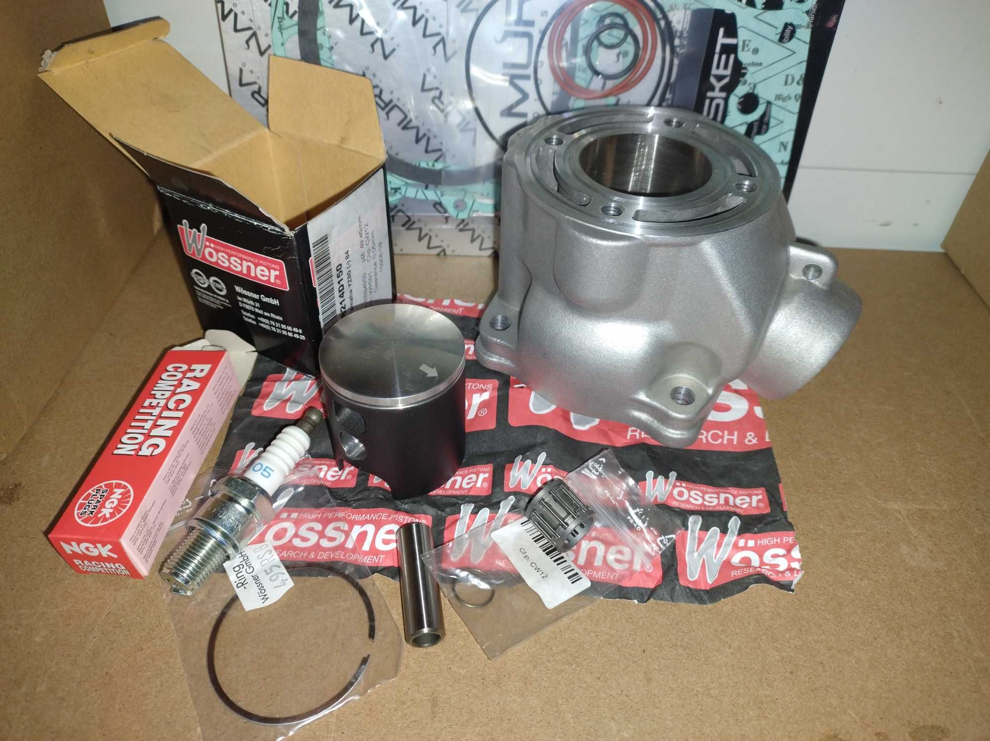 Yamaha yz 85 cylinder tłok Wossner uszczelki łożysko rok 02-18