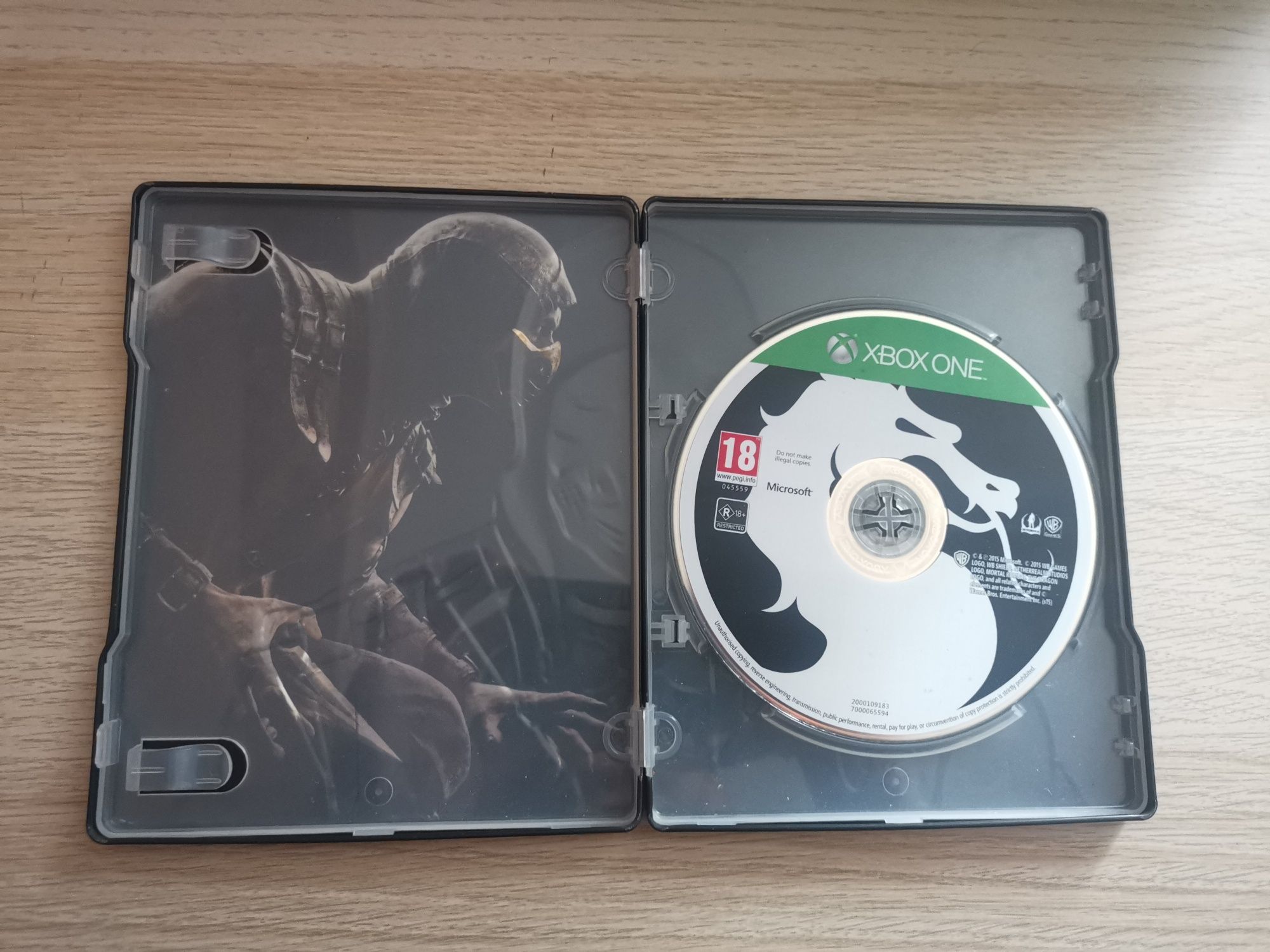 Mortal kombat x steelbook Xbox one s x series