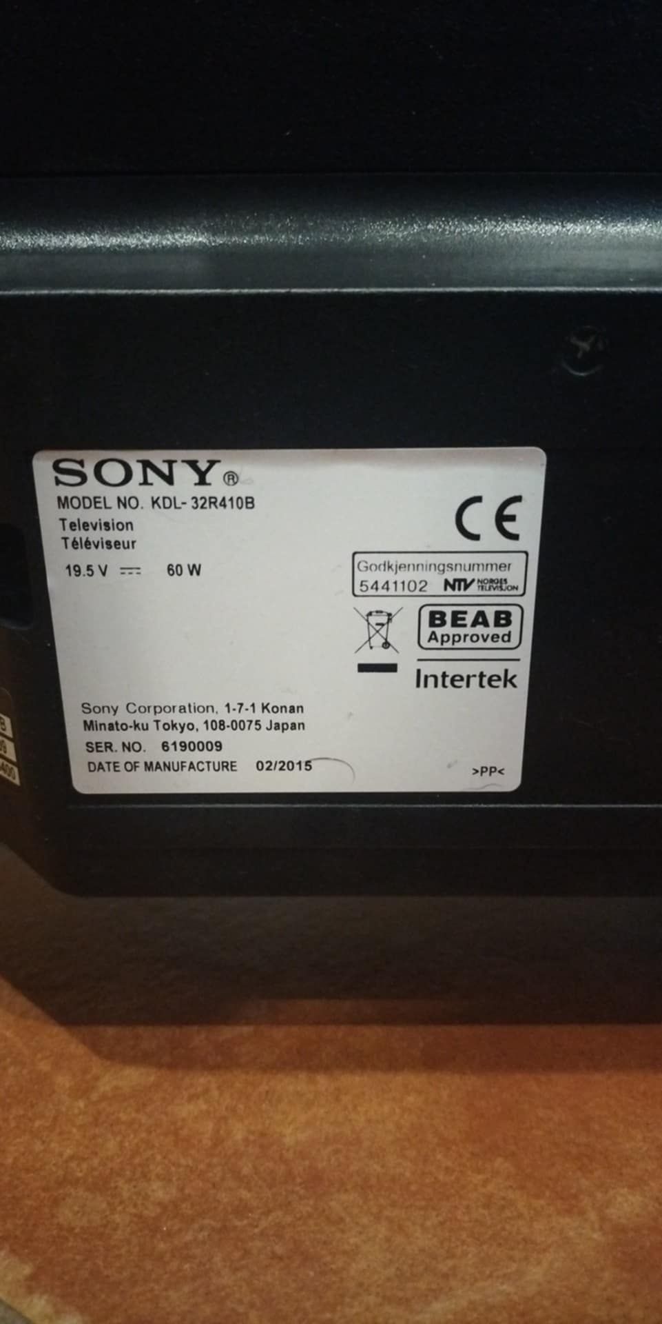 Telewizor Sony KDL-32R410B