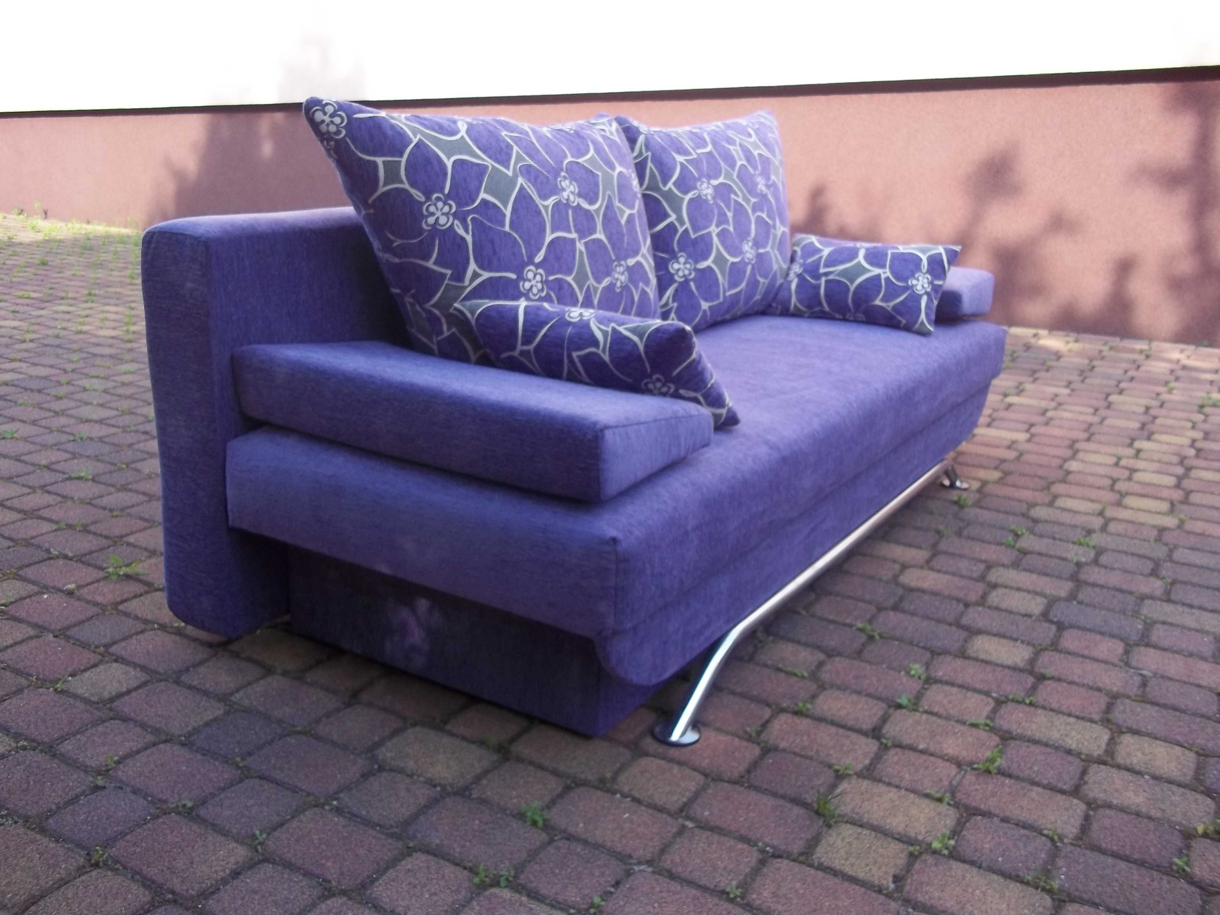 kanapa/sofa-wygodne rozkładanie - 140cm/195cm pow spania -sprężyny
