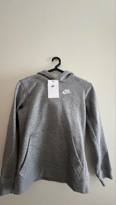 sweat cizenta da nike 10-12 anos
