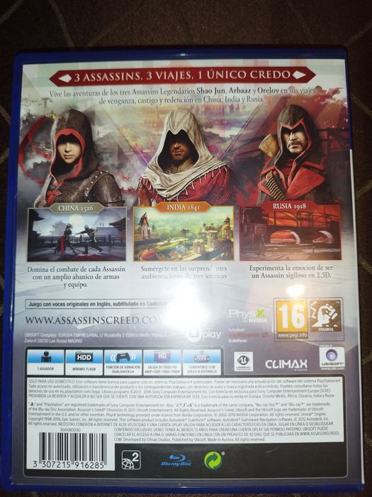 Assassin's Creed Chronicles PS4