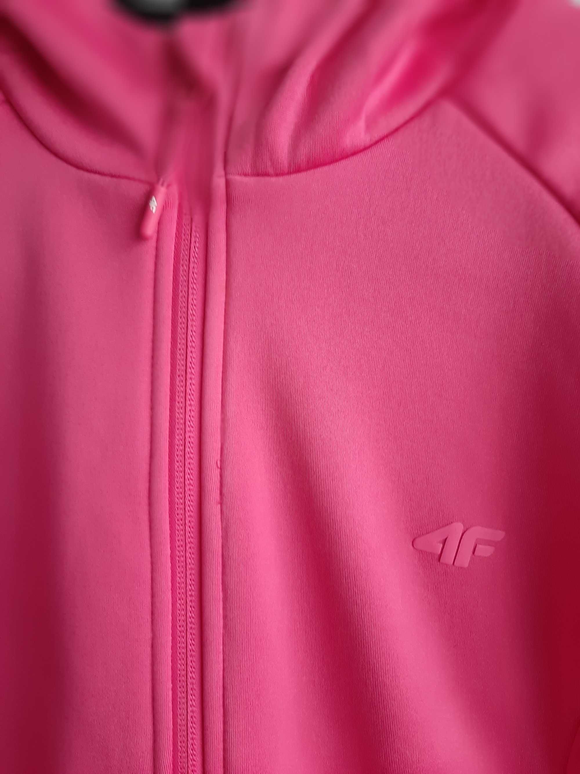 Różowa bluza 4F - rozmiar 158 cm