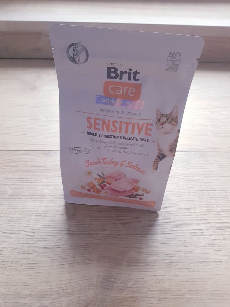 Nowa karma dla kotów Brit Care Sensitive hiporalergiczna 400g