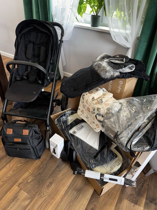 Wózek 2w1 gondola + spacerówka + akcesoria Cybex Balios S Lux