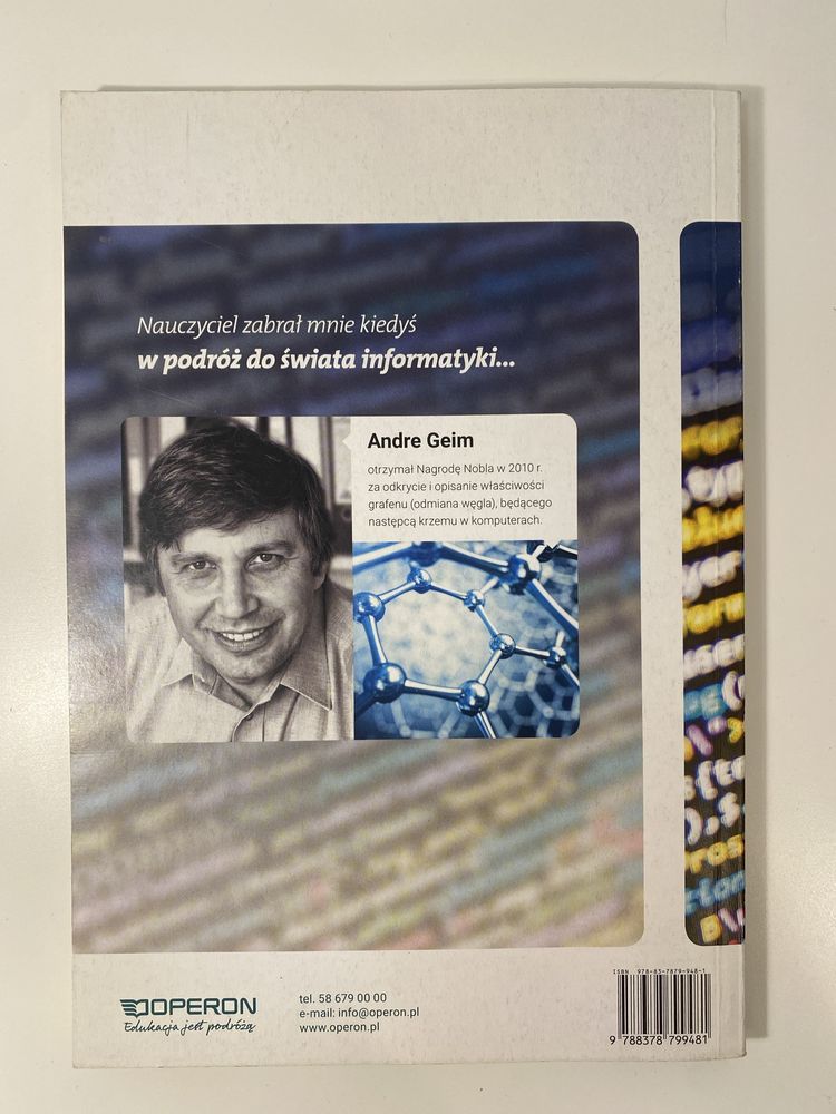 Podręcznik informatyka klasa 1  zakres podstawowy Operon
