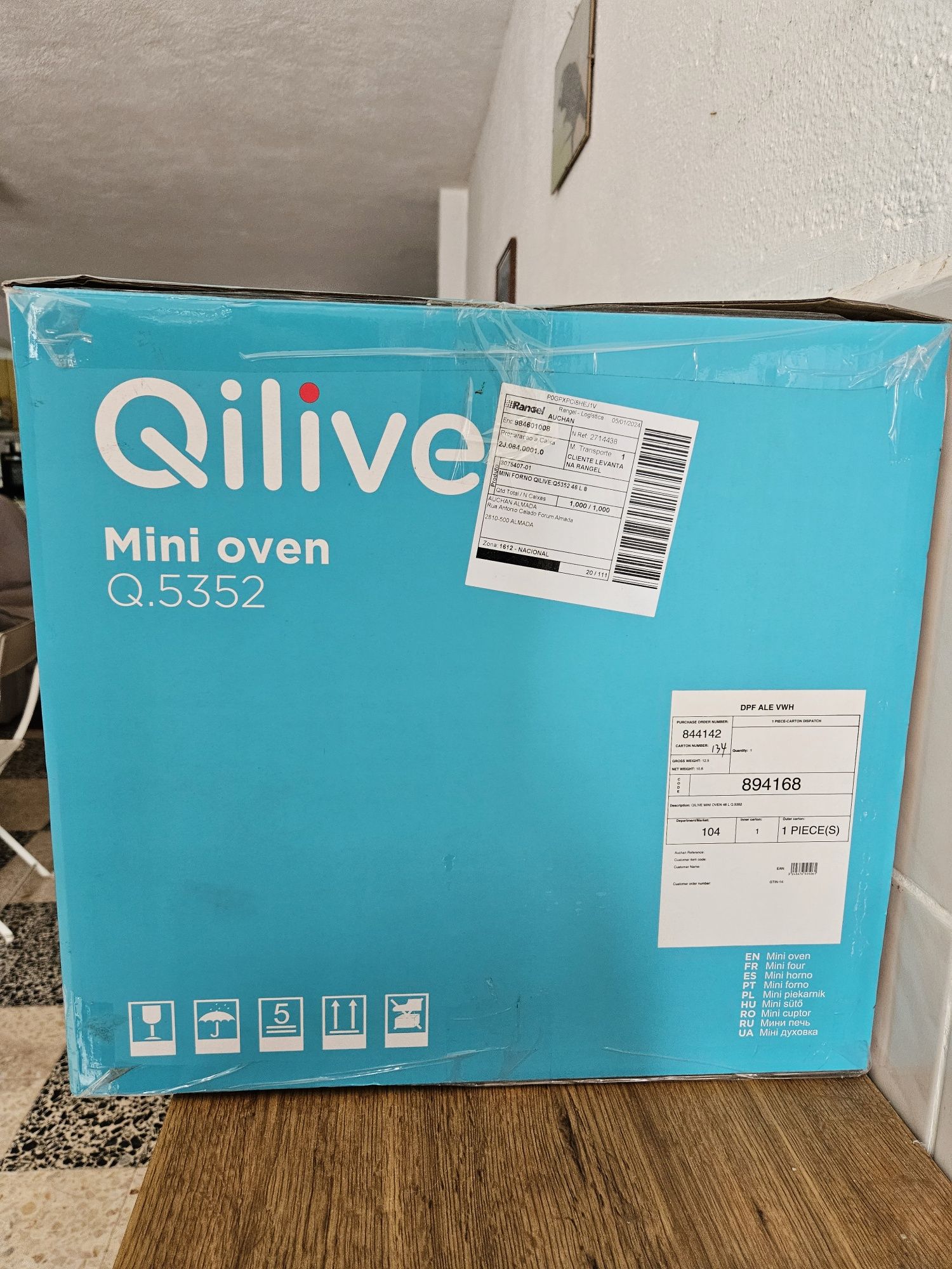 Mini forno Qilive Q.5352 | 46L 2000W - Novo, Nunca Usado!