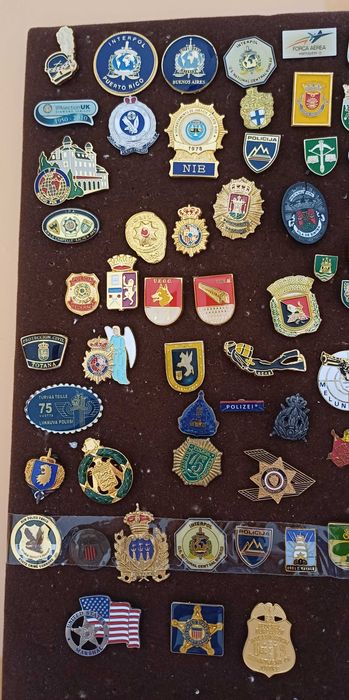 Pins de polícia para venda