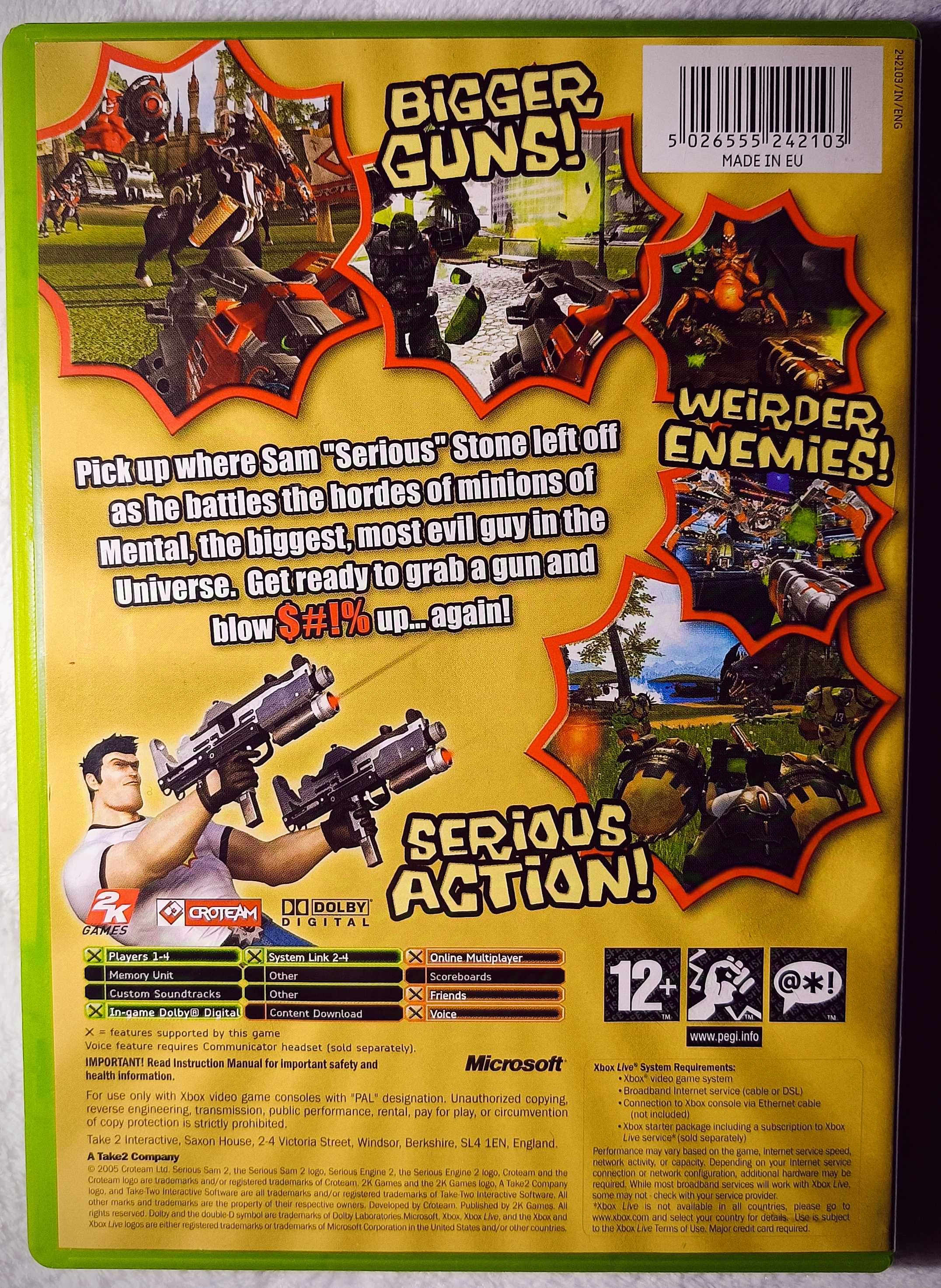 Serious Sam II 2 Xbox Classic