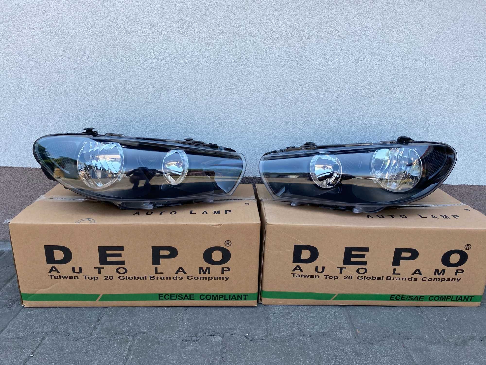 VW SCIROCCO 2008 - lampa przednia lewa + prawa reflektory komplet