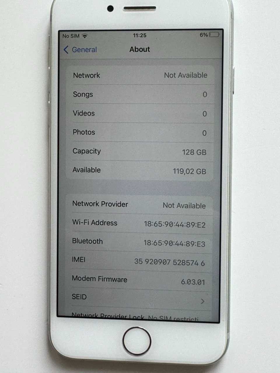 Iphone 7 Silver 128 Gb Neverlock