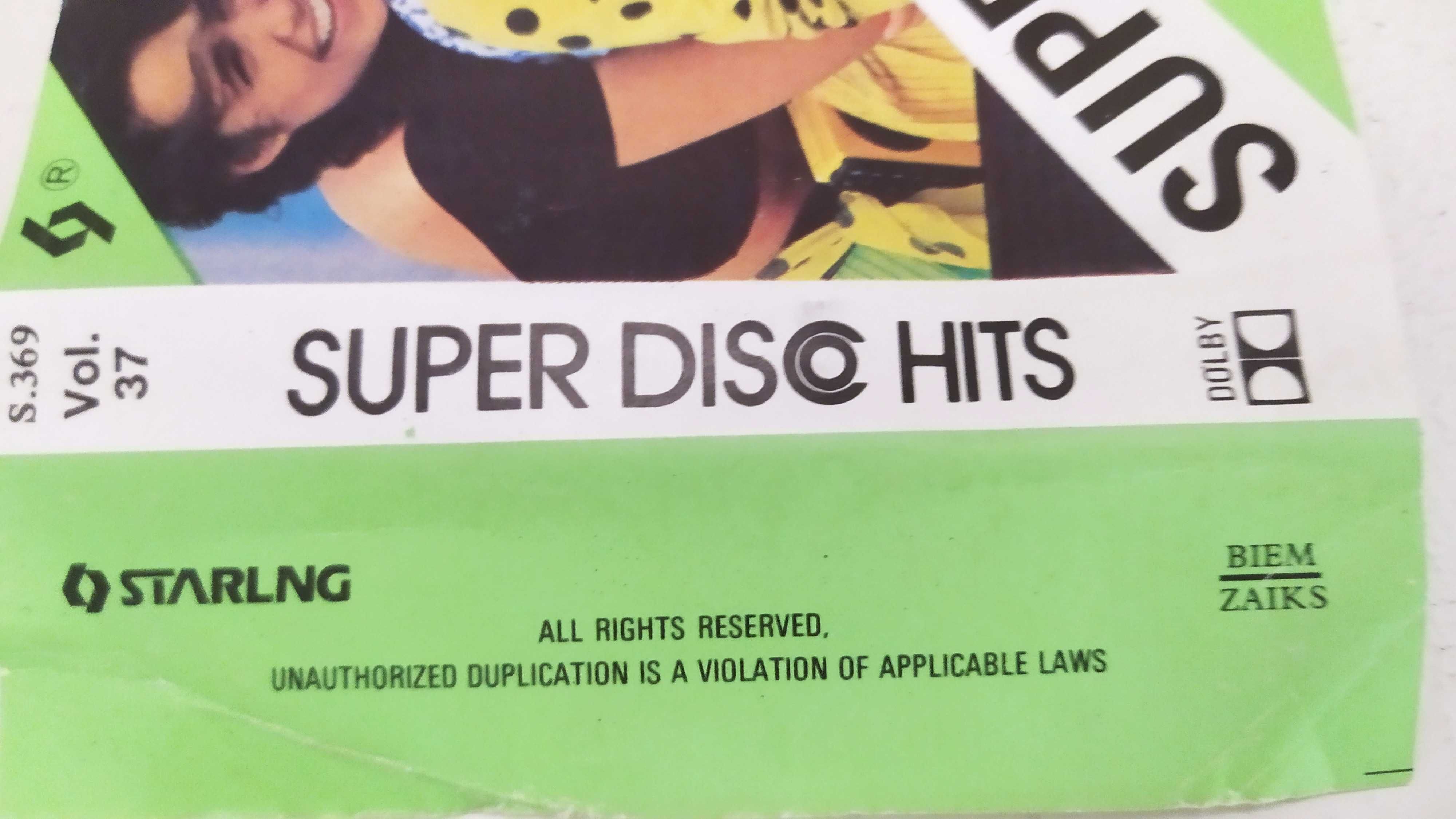 Super Disco Hits 37 Starling kaseta