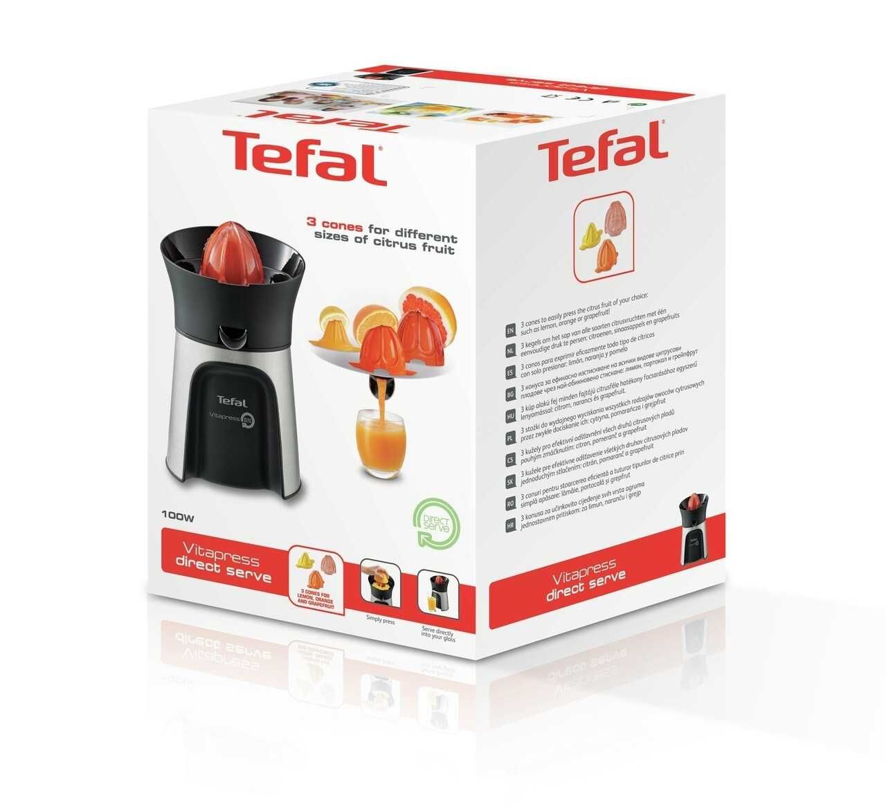 Wyciskarka do cytrusów Tefal ZP603D czarny 100 W