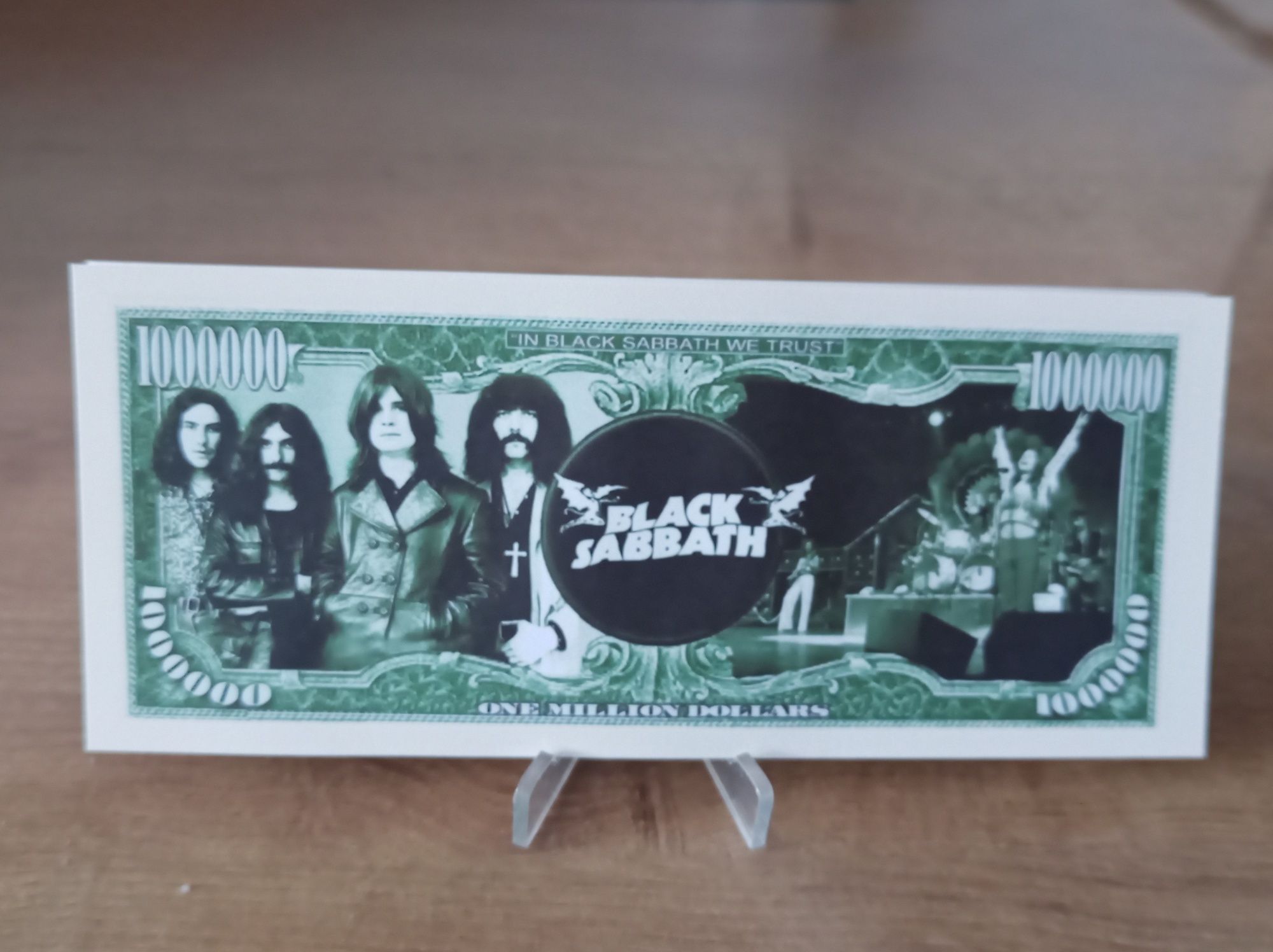Black Sabbath banknoty kolekcjonerskie