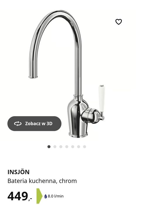 Sprzedam nowy kran IKEA retro