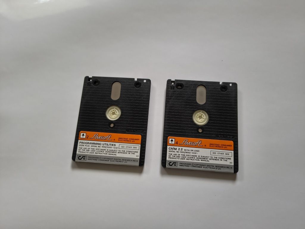 2x Dyskietka 3 cale do amstrad, spectrum