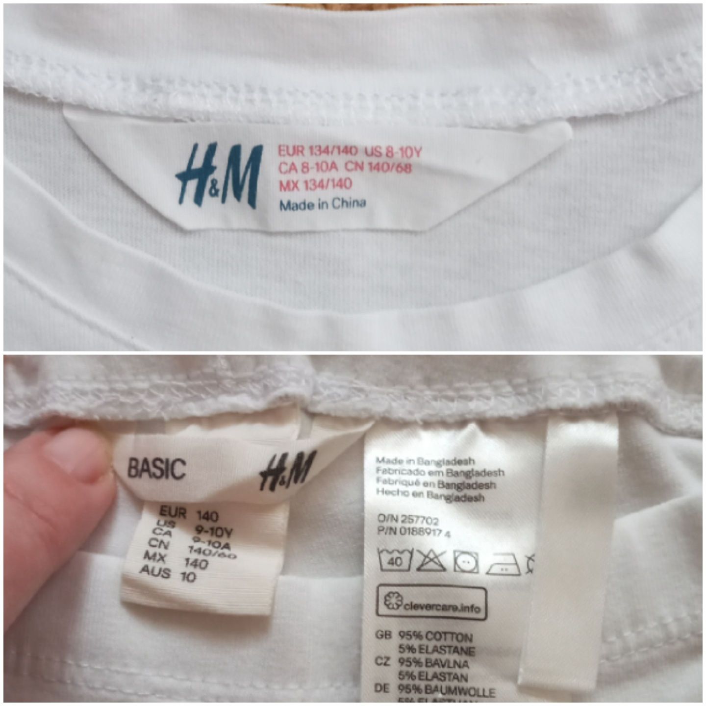 Комплект вещей H&M для девочки р 134-140