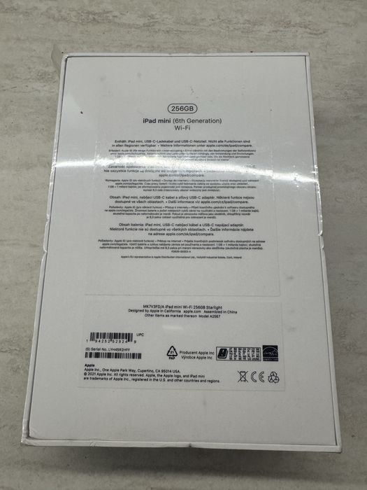 Oryginalnie zapakowany tablet APPLE iPad mini 8.3 (6 gen.) | 256GB