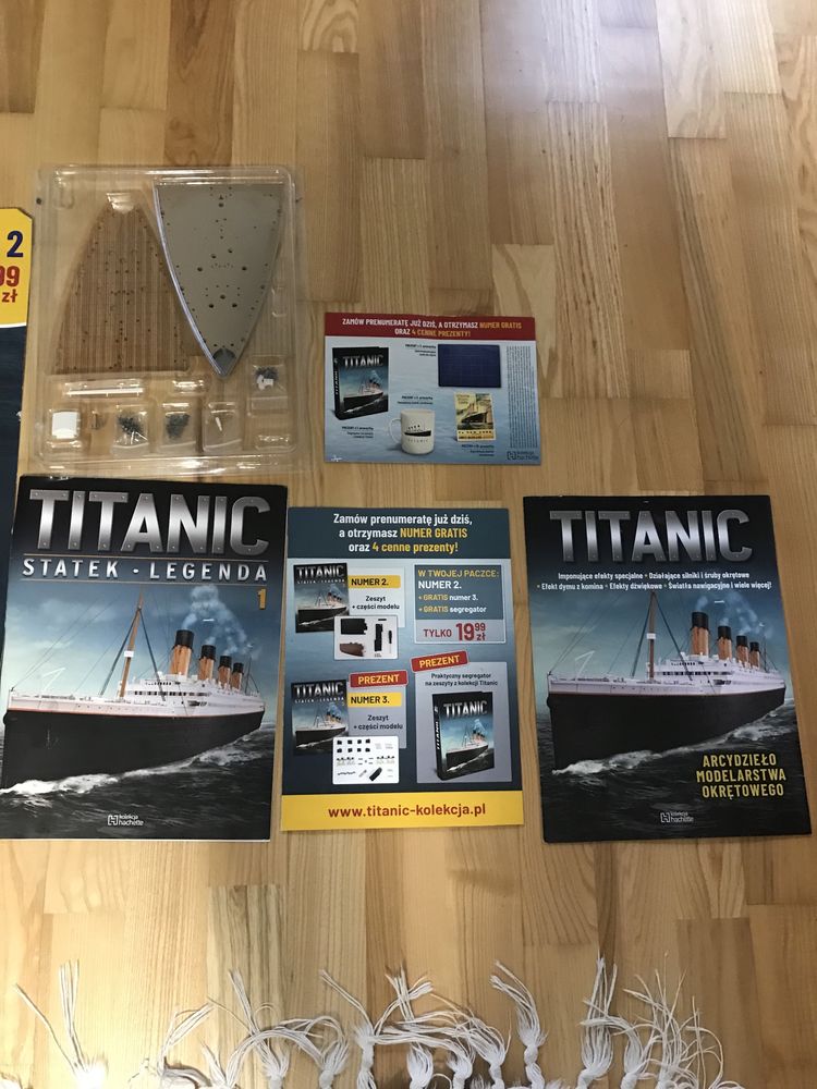 Model Titanic statek legenda