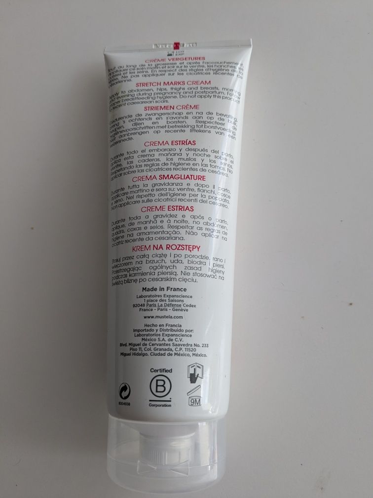 Krem na rozstępy Mustela 250 ml