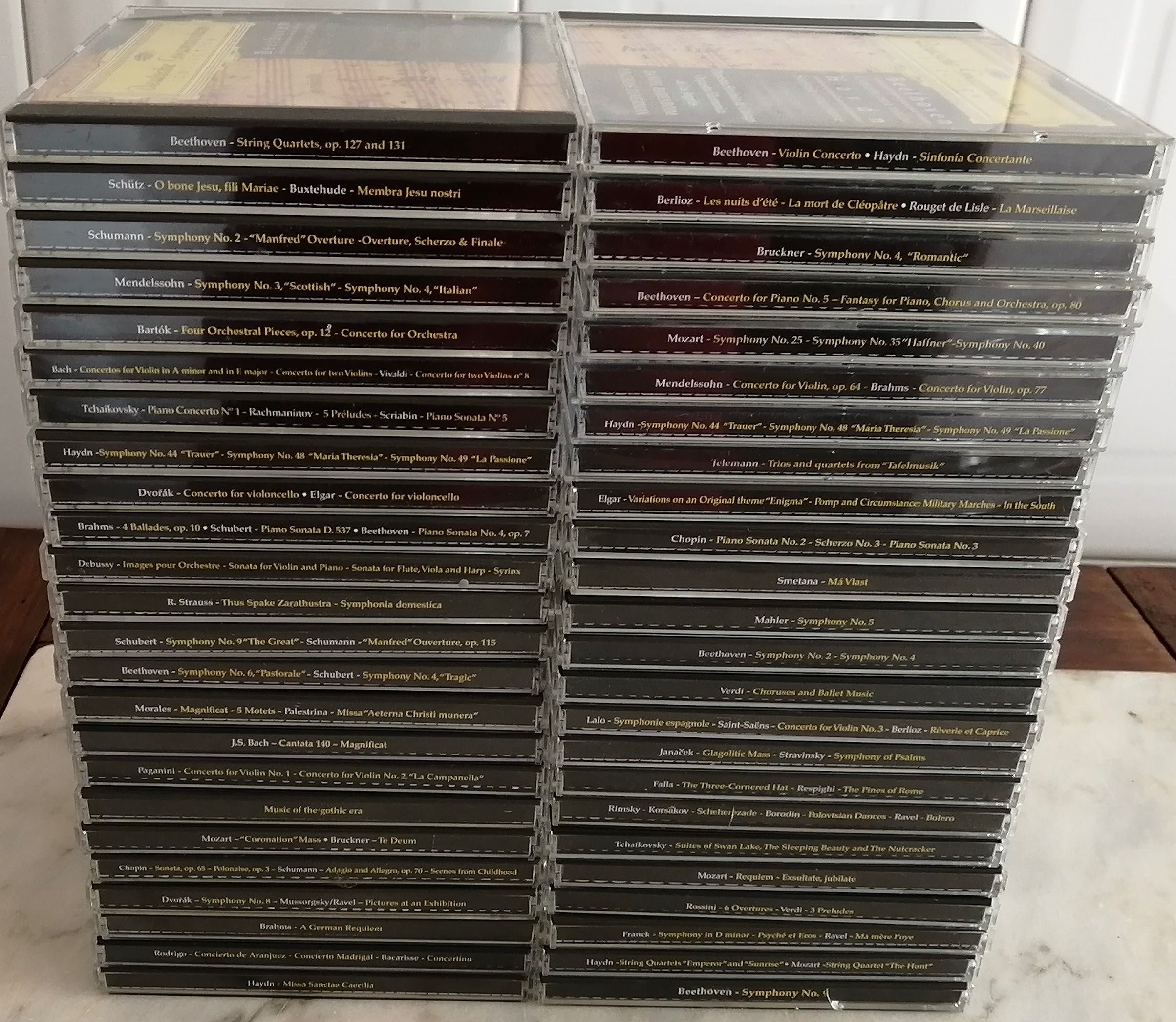 colecção de 48 cds de musica classica