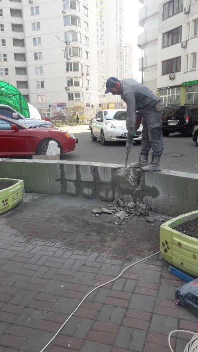Алмазная резка бетона. Сверление отверстий. Демонтаж стен. Штробы