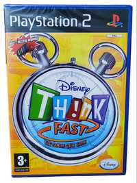 Disney Think Fast PlayStation 2 PS2 NOWA