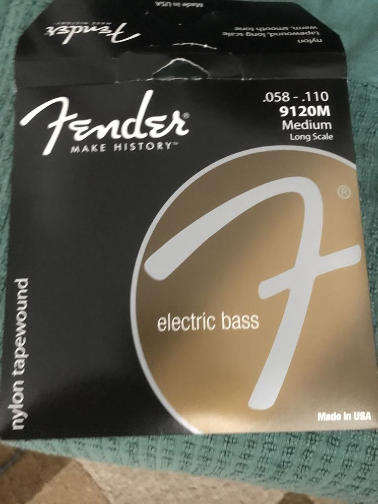 Cordas para baixo Fender nylon tapewound
