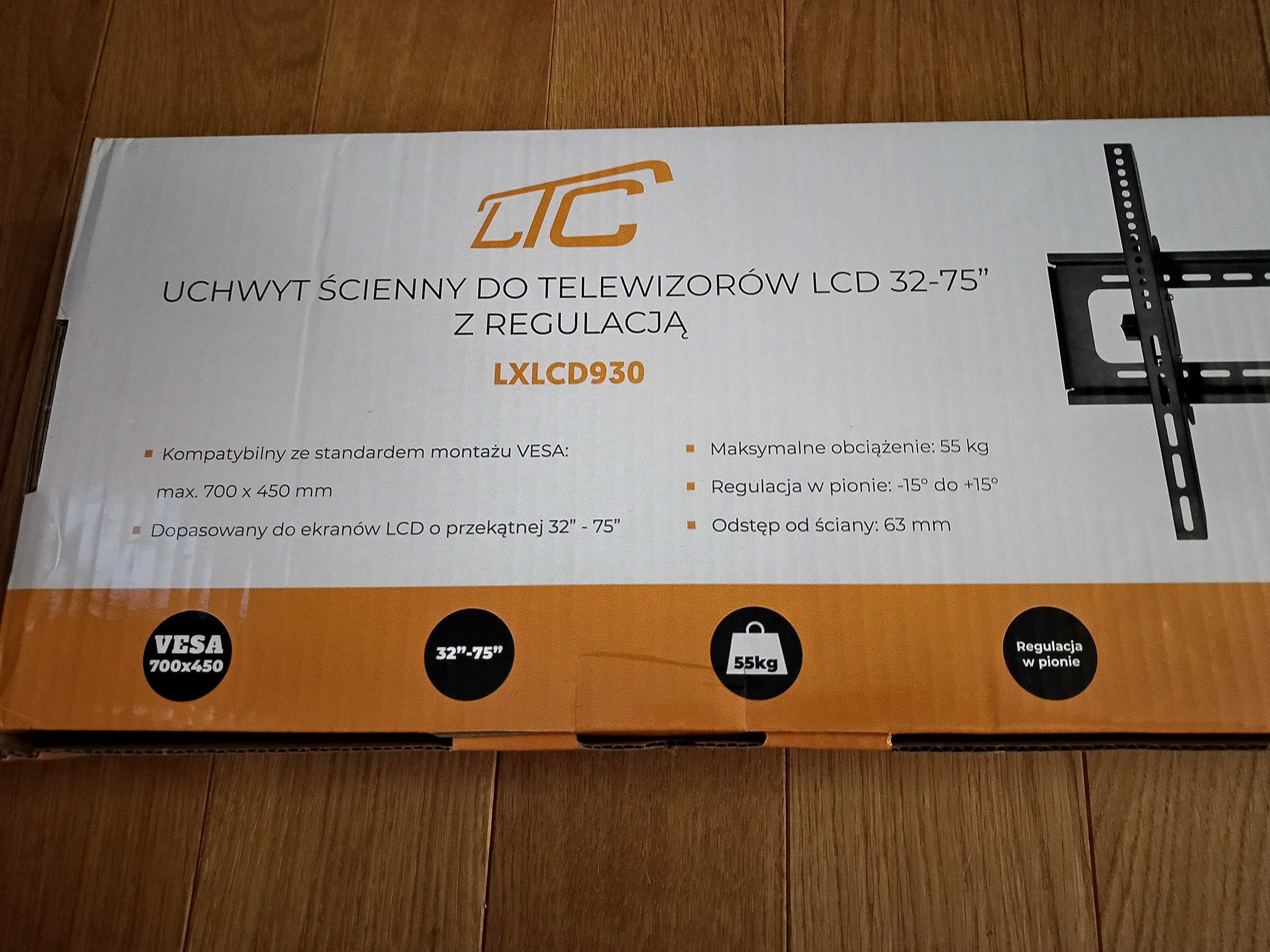 Uchwyt TV Wieszak do telewizora 32 - 75 cali  - Nowy