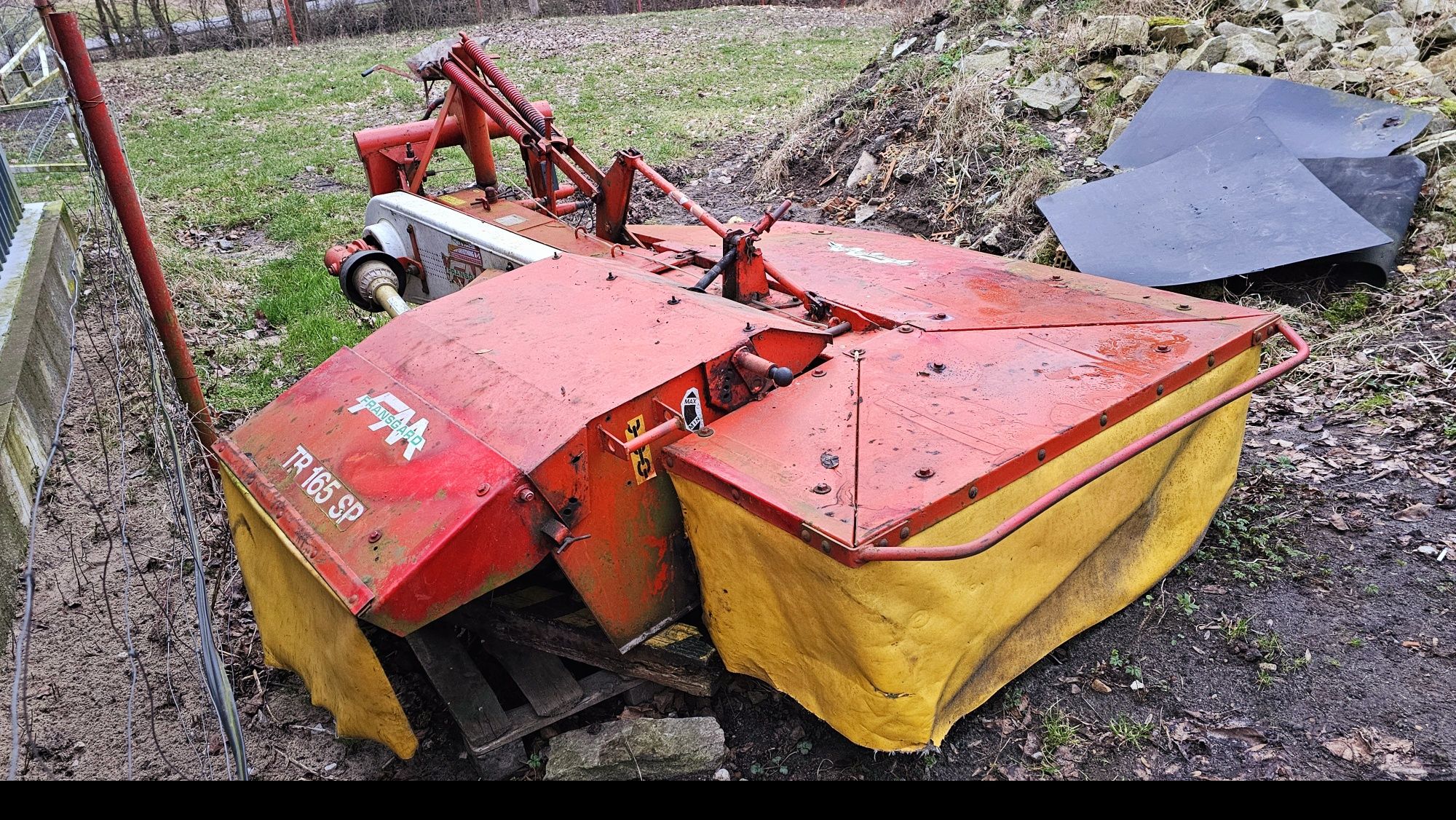 Kosiarka rotacyjna z kondycjonerem  165 rozcząsacz bębnowa nie czeska