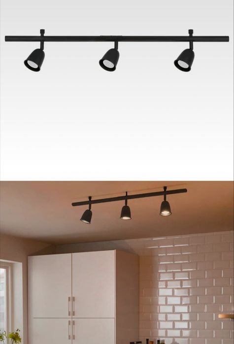 Ikea Skurup zestaw 2 lamp sufitowych + 5 zarowek Tradfri GU10 LED