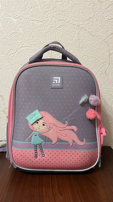 Рюкзак ортопедичний, каркасний, для дівчинки Kite 1-4 клас