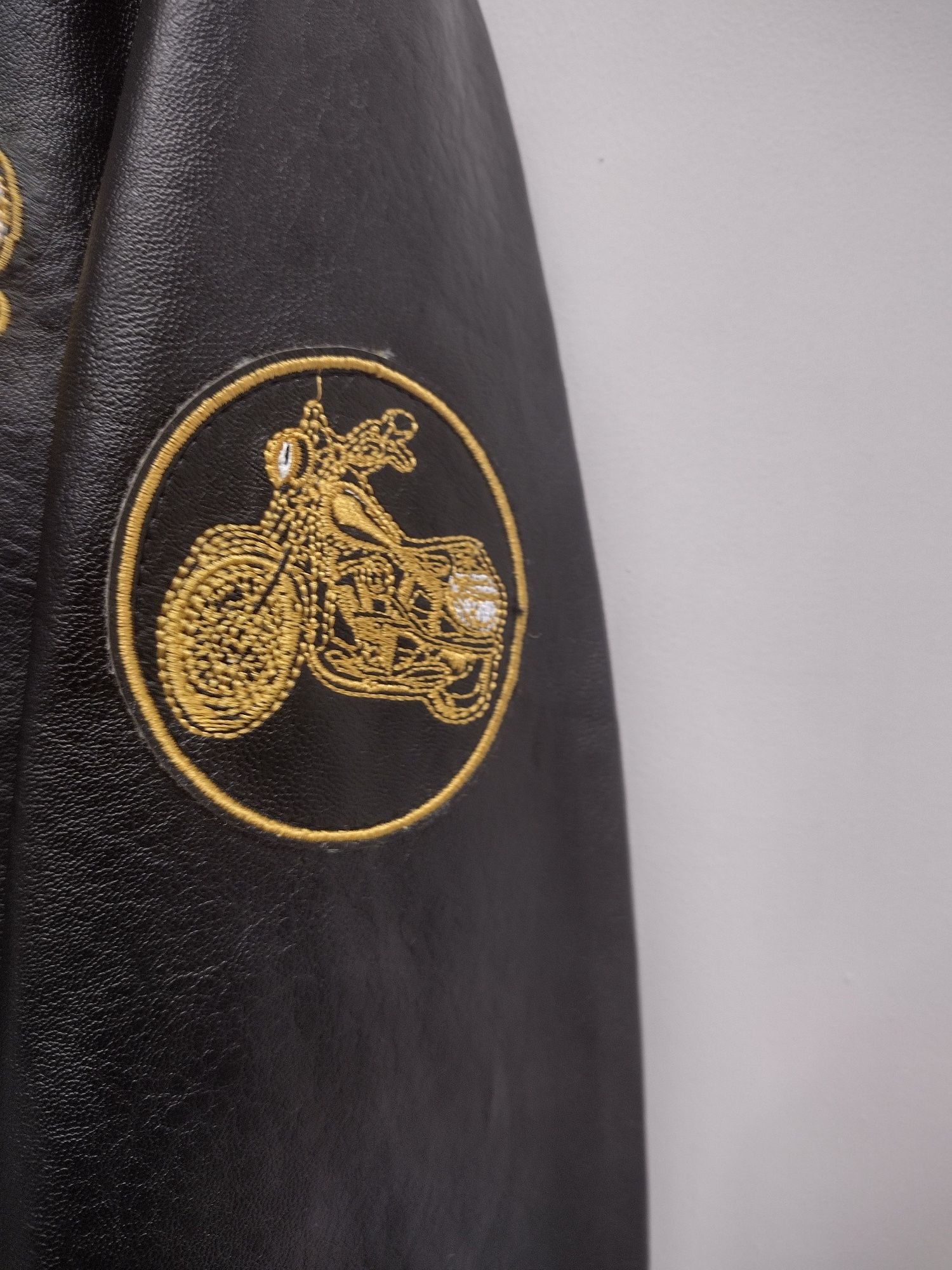 Kurtka męska bomberka vintage  motocyklowa