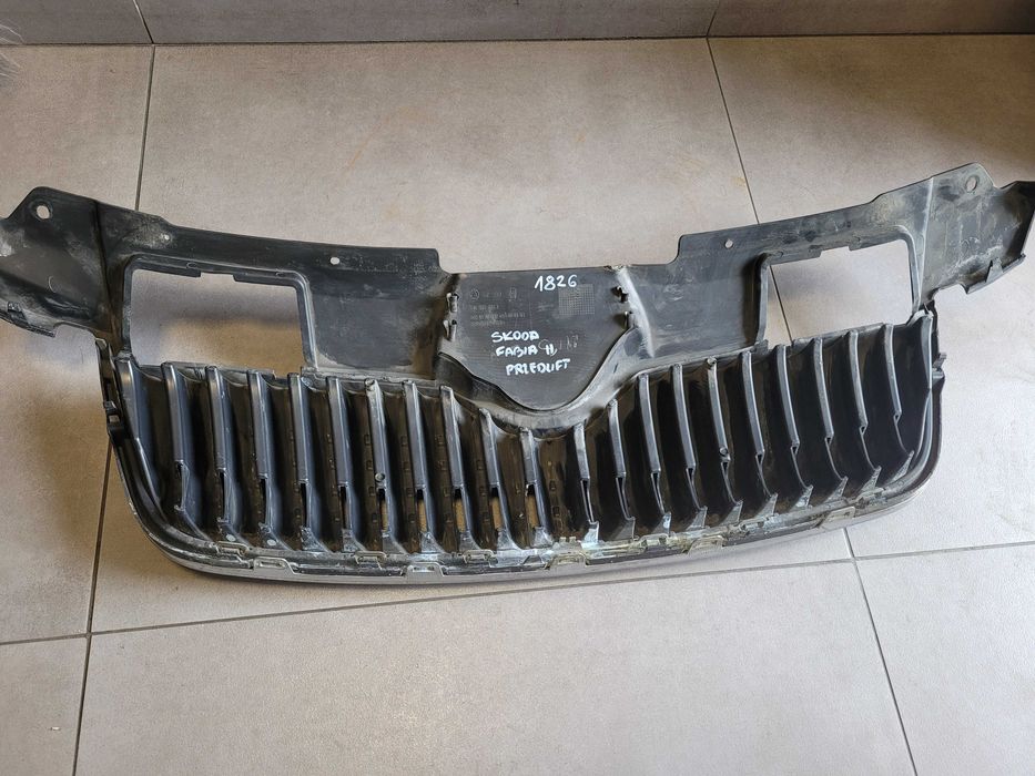 Atrapa grill chrom Skoda Fabia II przedlift 5J0.853.668A