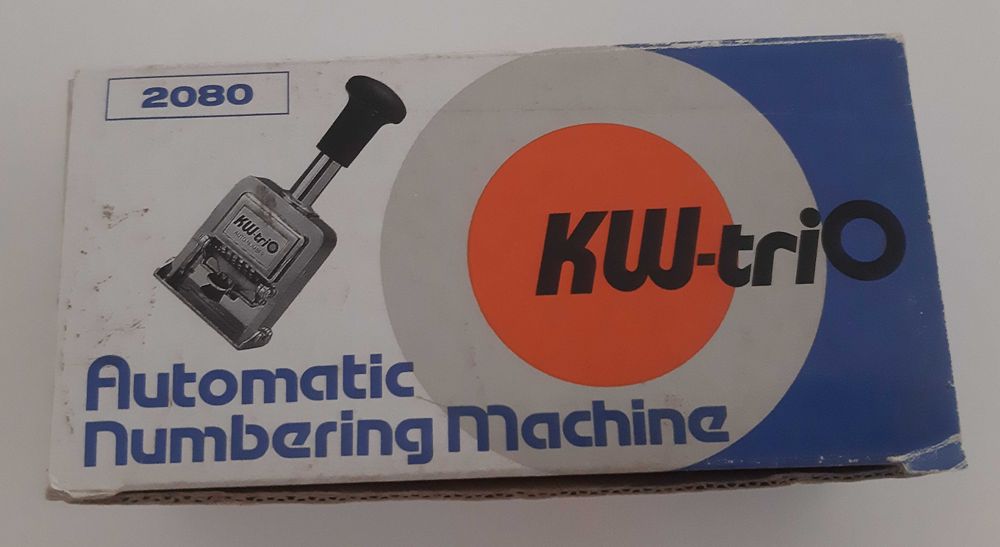 Numerador Sequencial Metálico 8 Dígitos Kw-Trio