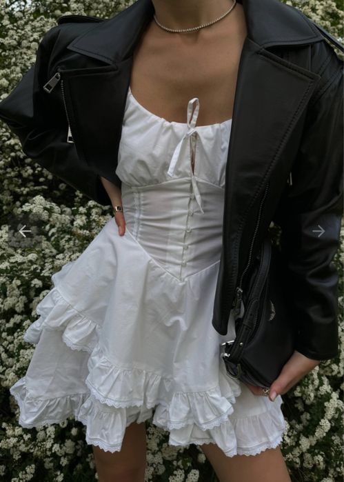 Сукня біла стильна MON BLANCHE