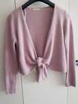 Sweter wiązany wrzosowy 2XL/3XL/