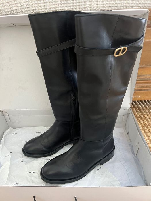 Botas 100% pele tamanho 39 EU