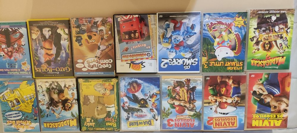 Tudo por 5€ DVDs infantil