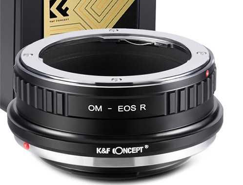 Adapter Olympus OM na EOS R Canon RF EF-R przejściówka KF Concept 2024