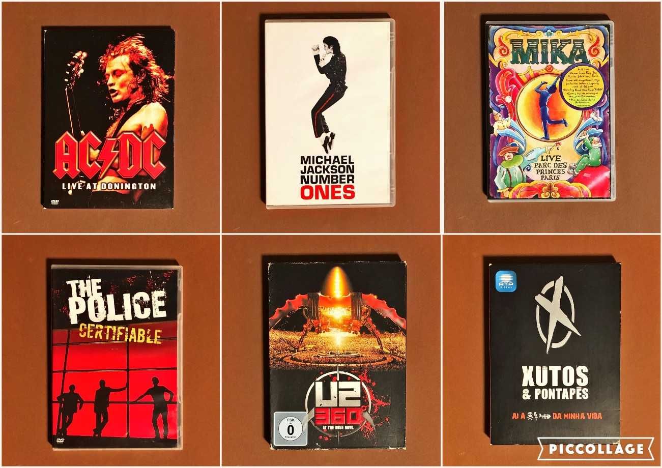 MUSICA DVD [desde 14€] AC DC Cult Michael Jackson Mika Police U2 Xutos