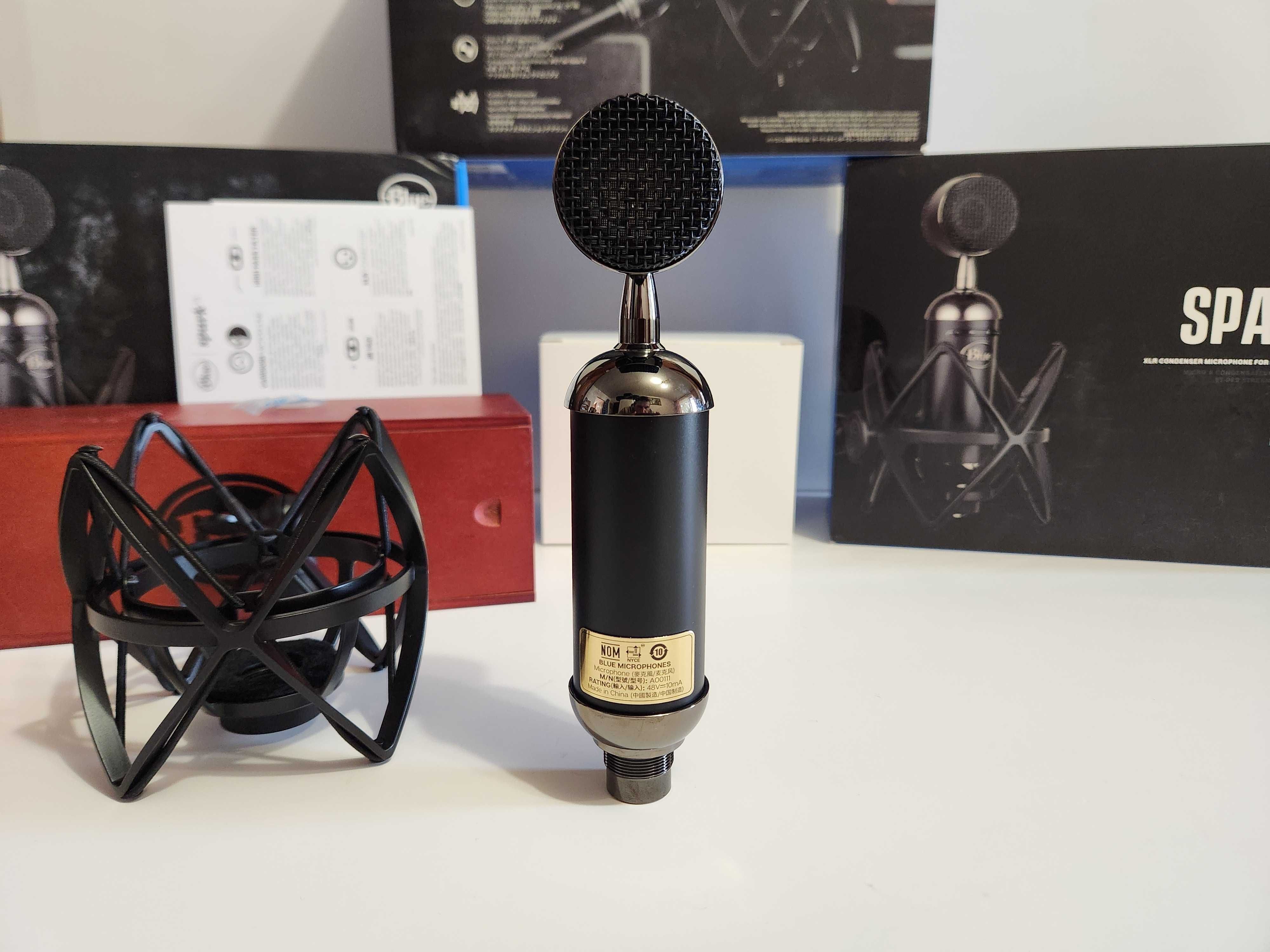 Студійний, конденсаторний мікрофон Blue Spark SL Blackout