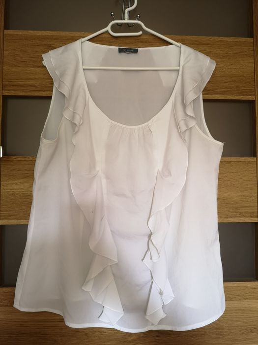 Bluzka z falbanką 46 xxxl