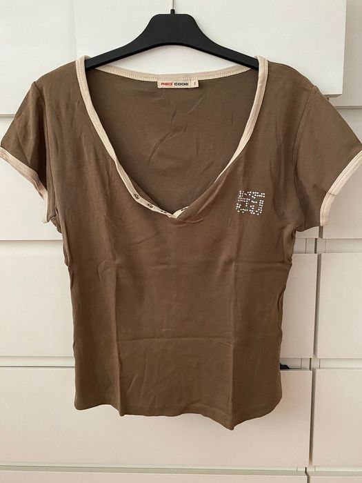 Tshirt castanha da Red Code