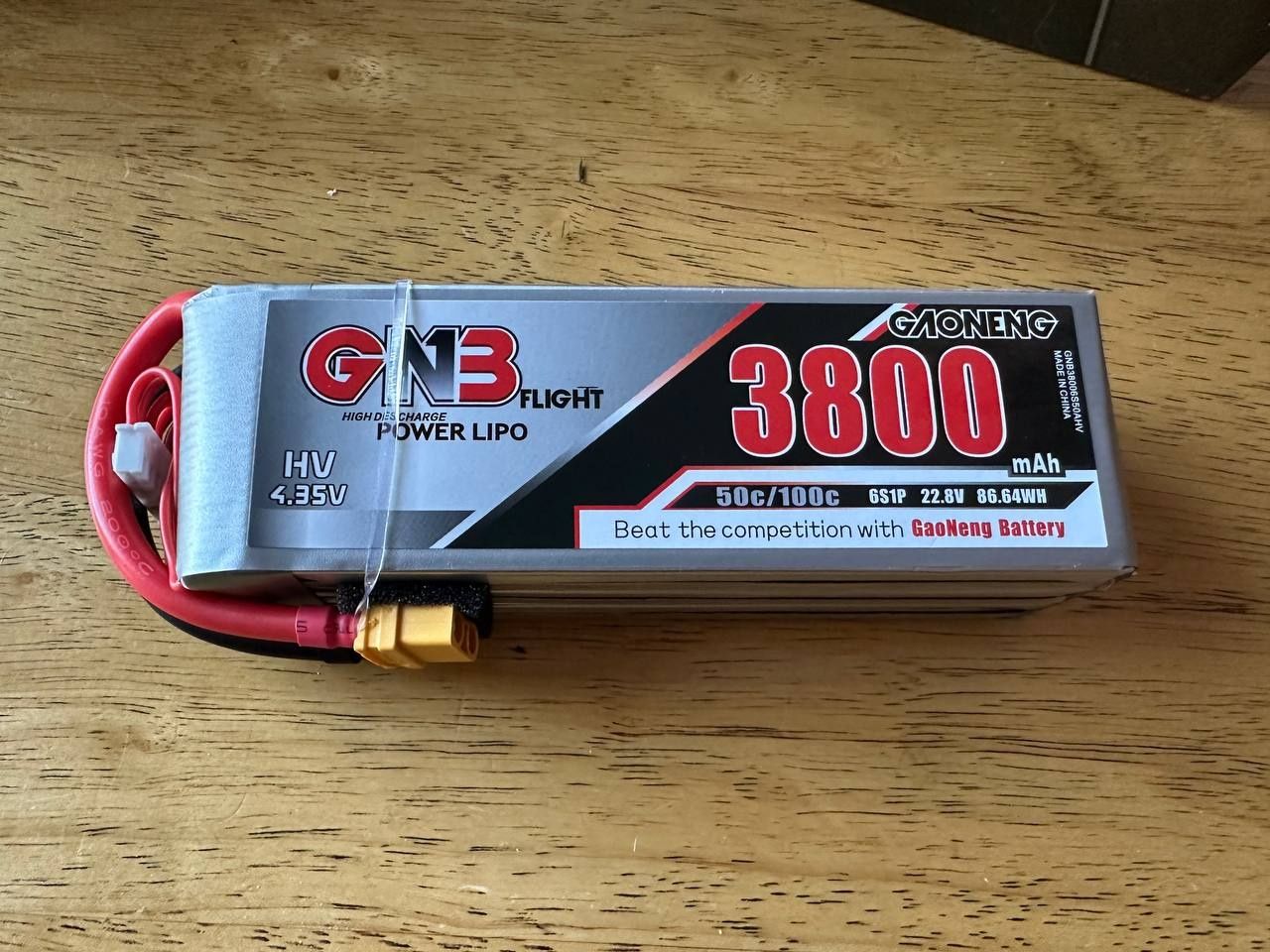 Аккумулятор GNB GAONENG LiHV 3800 мАч  LiPo