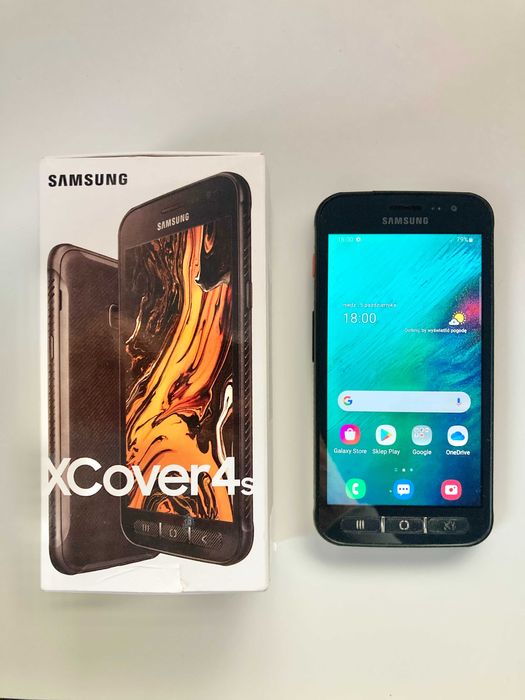 SAMSUNG Galaxy XCover 4s SM-G398FN/DS 32GB - pudełko, telefon, inst.