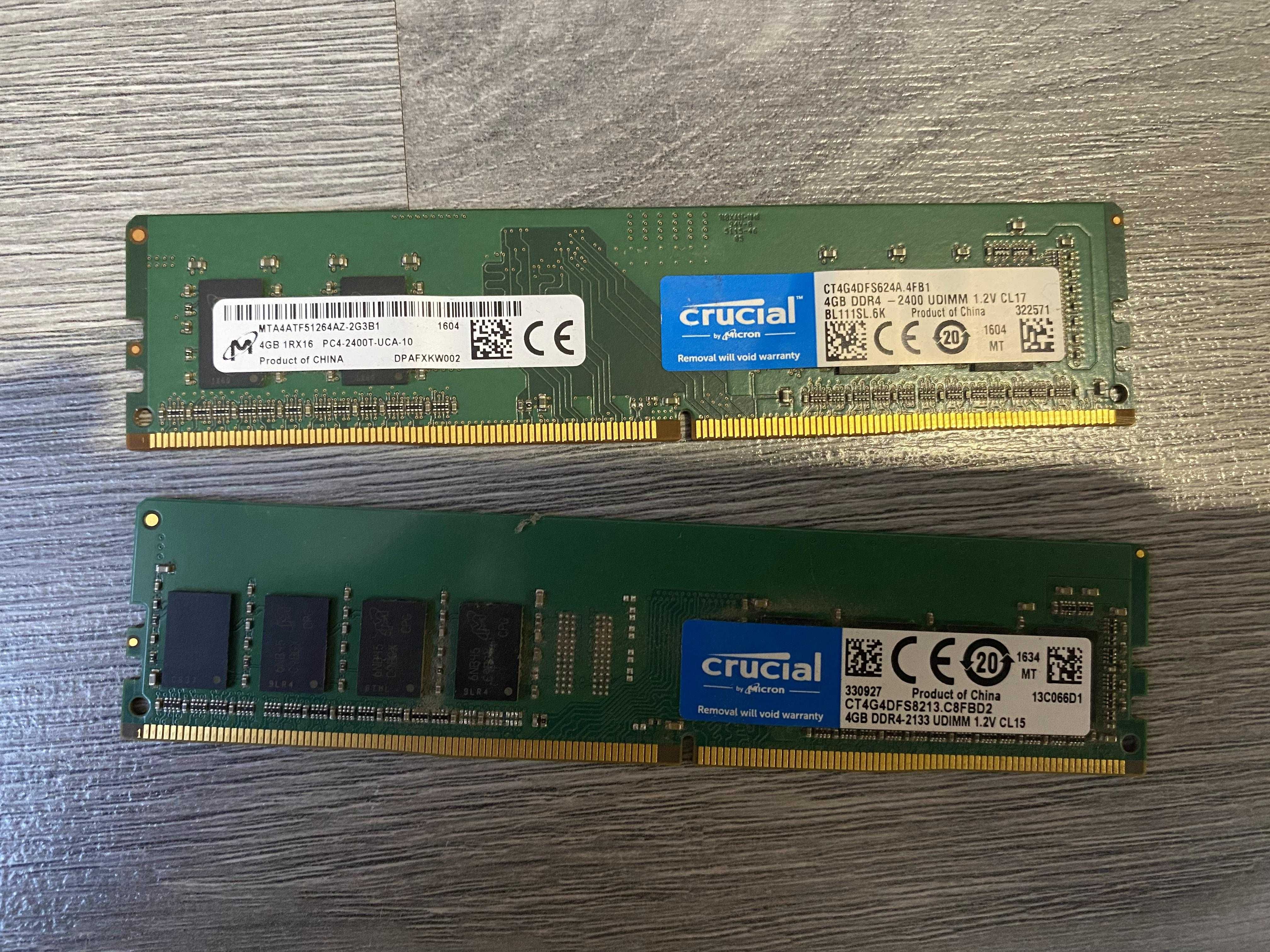 Оперативна память Crucial  DDR4 4GB - 2400