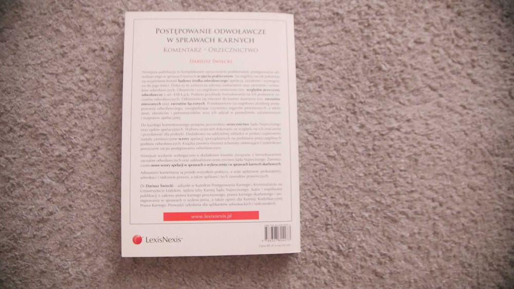 Postępowanie odwoławcze w sprawach karnych - Dariusz Świecki , wyd.2