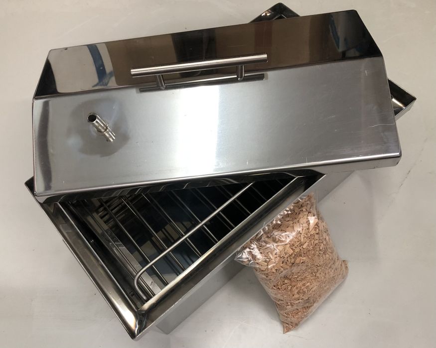 ВЕЛИКА 52*28*31 з нержавійки з гідрозатвором Коптильня,  коптилка